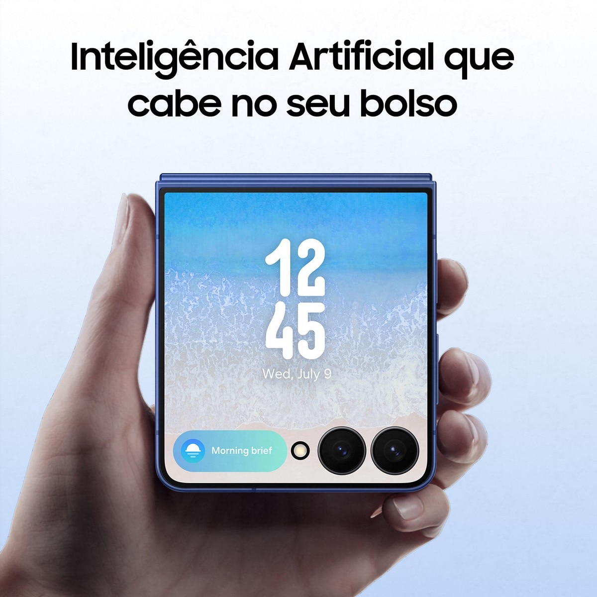 Smartphone Samsung Galaxy Z Flip7 256GB + 12GB RAM, 6,9" + 4,1" Dual-SIM Vermelho Coral-3