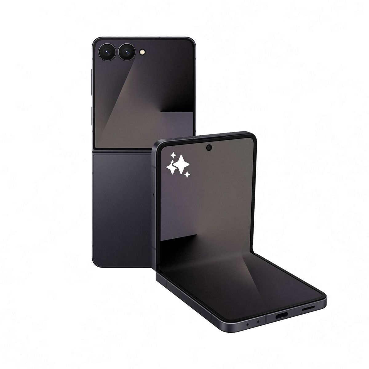 Smartphone Samsung Galaxy Z Flip7 256GB + 12GB RAM, 6,9" + 4,1" Dual-SIM Preto-1
