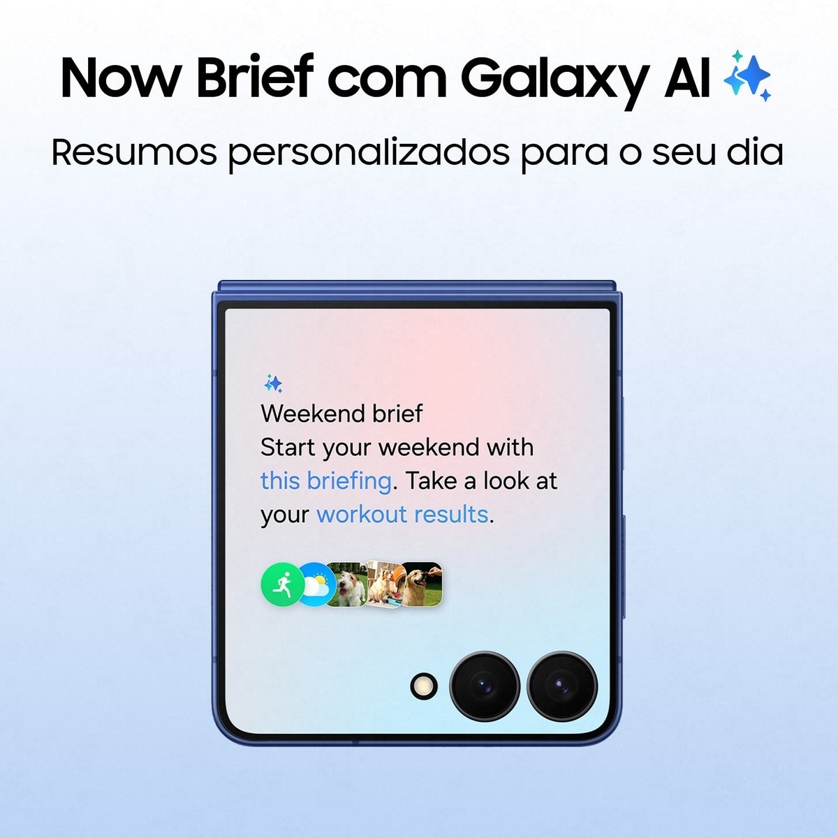 Smartphone Samsung Galaxy Z Flip7 256GB + 12GB RAM, 6,9" + 4,1" Dual-SIM Preto-4