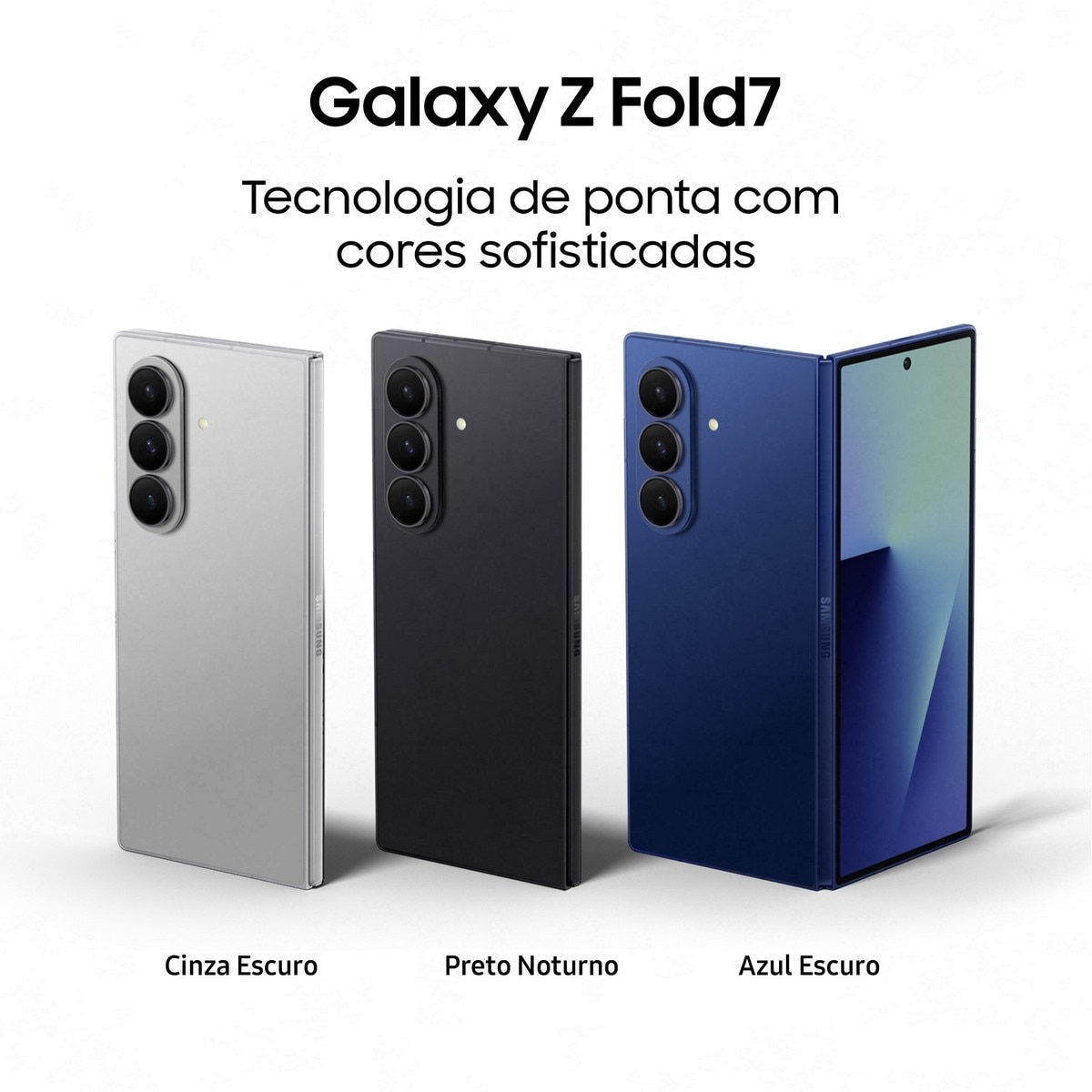 Smartphone Samsung Galaxy Z Fold 7 12GB + 256GB, 8" + 6,5" Dual-SIM Azul Intenso-2