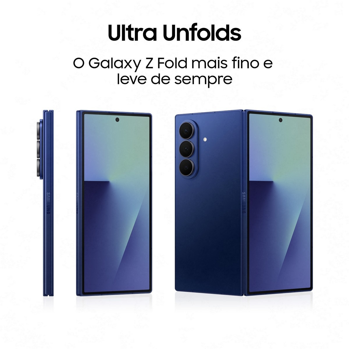 Smartphone Samsung Galaxy Z Fold 7 12GB + 256GB, 8" + 6,5" Dual-SIM Azul Intenso-3