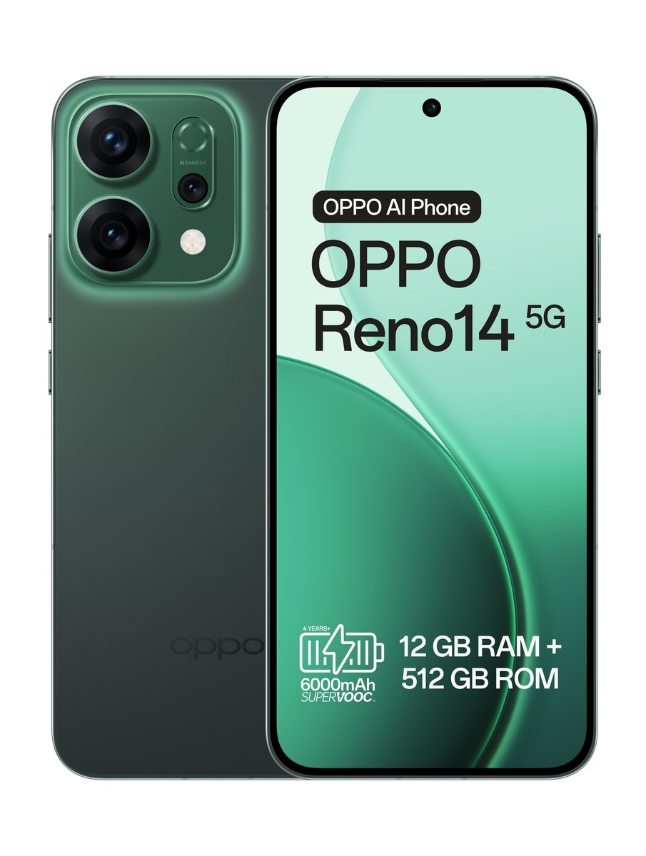 Smartphone Oppo Reno14 5G 512GB, 12GB, 6,59" Verde-2
