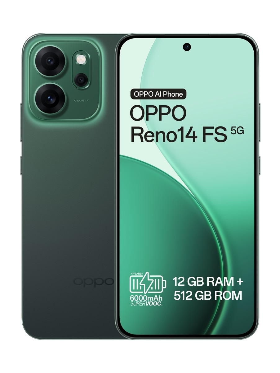 Smartphone Oppo Reno14 FS 5G 512GB + 12GB RAM 6,57" Verde-2