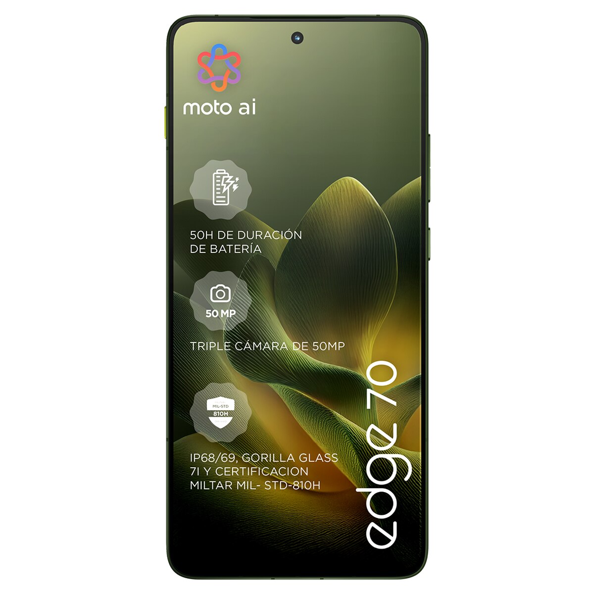 Smartphone Motorola Edge 70 6,7" Snapdragon 7 Gen4 Pantone Bronze Green-2