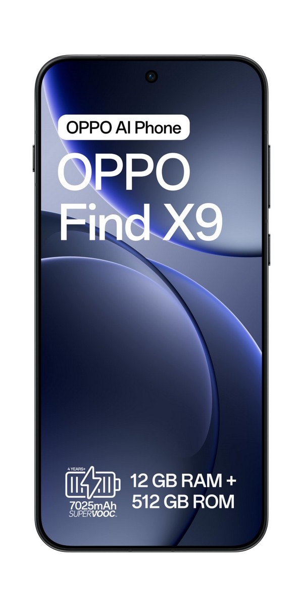 Bundle Smartphone Find X9 Oppo 512GB + 12GB RAM, 6,59" - Preto + Auriculares + Capa + Powerbank Preto-4