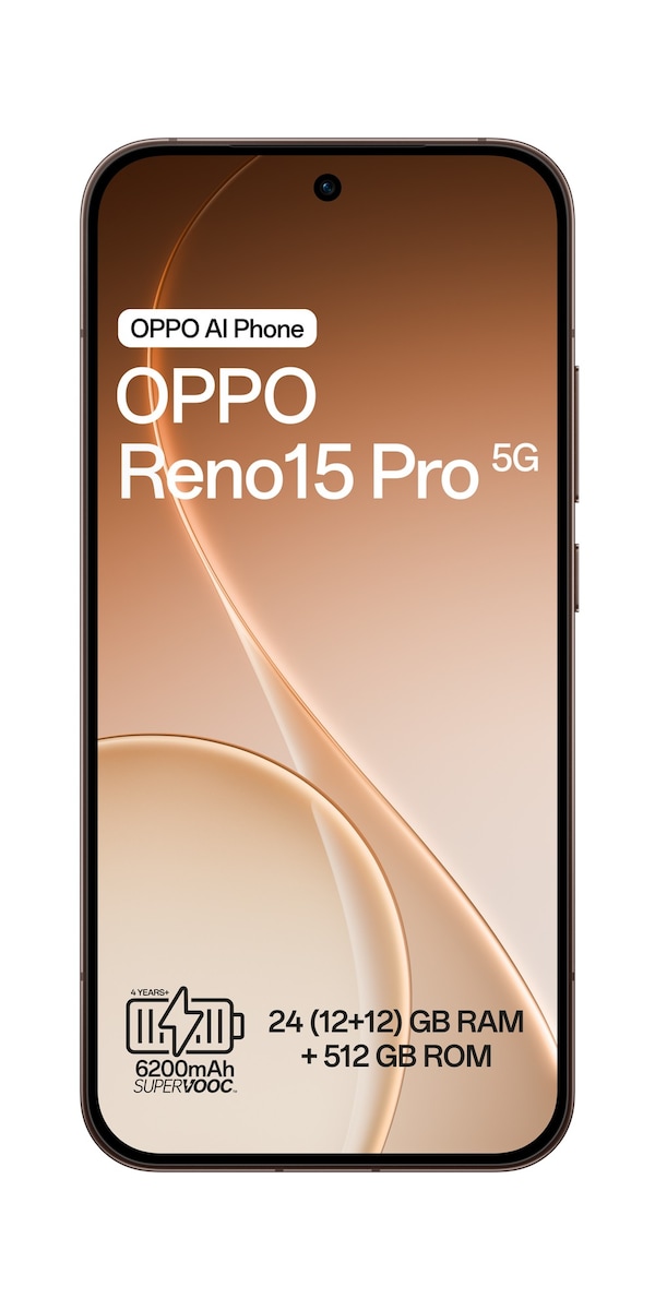 Smartphone Oppo Reno15 Pro 5G 512GB 12GB 6,32" - Preto Mocha 2