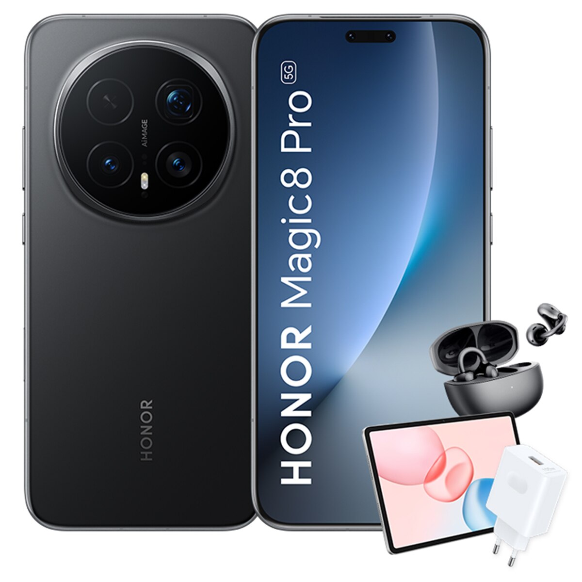Imagem 0 de Bundle Smartphone Honor Magic 8 Pro 12 GB + 512 GB + Tablet + Auriculares + Carregador