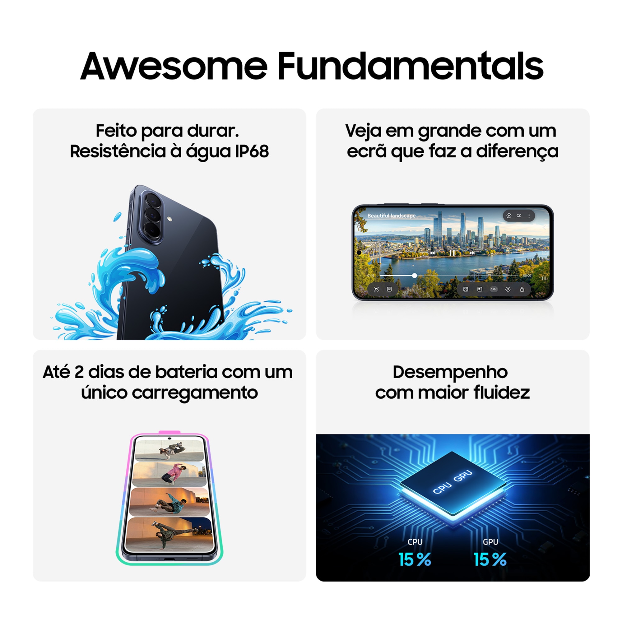 Smartphone Samsung Galaxy A57 8GB + 128GB Azul-escuro-6