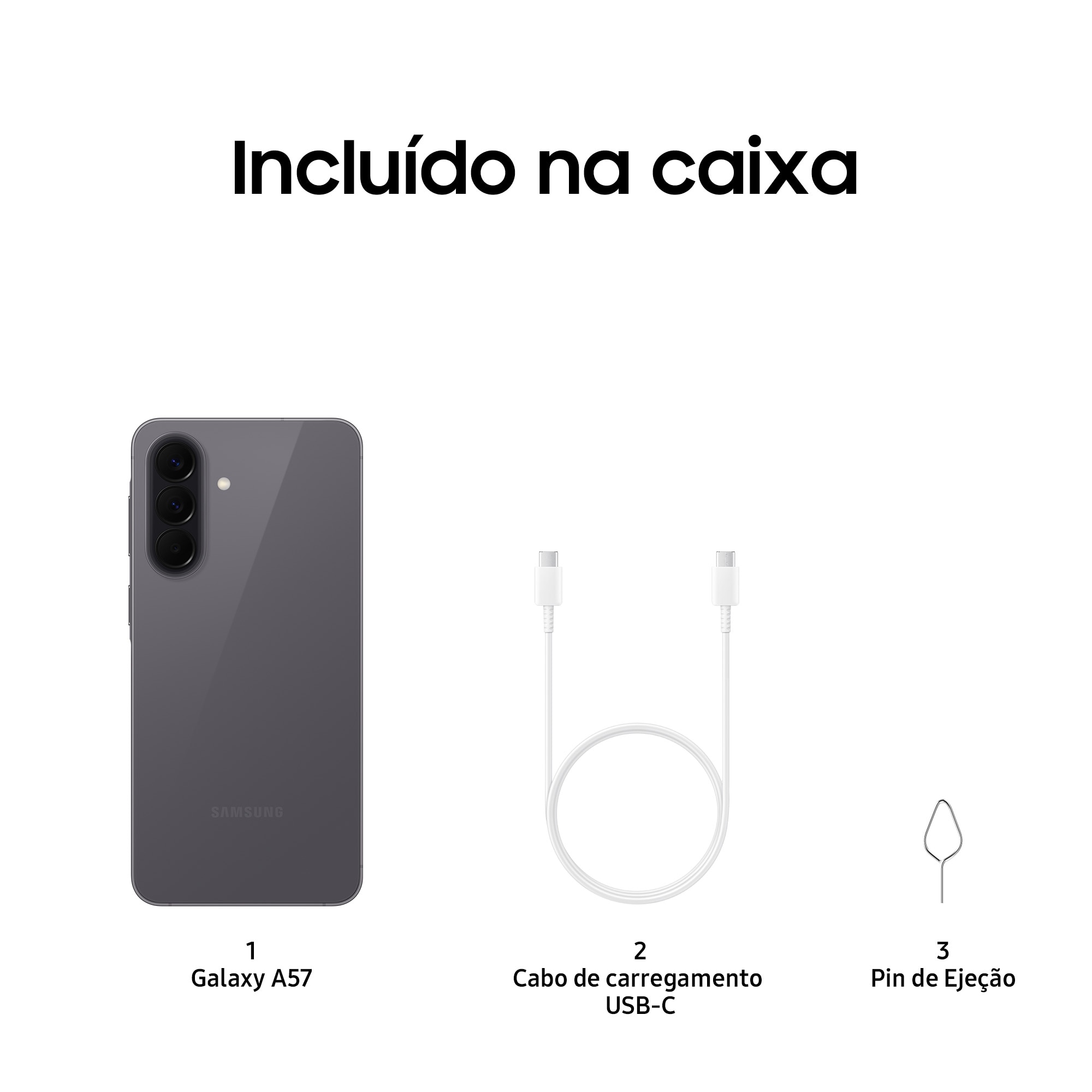 Smartphone Samsung Galaxy A57 8GB + 256GB Cinzento-7