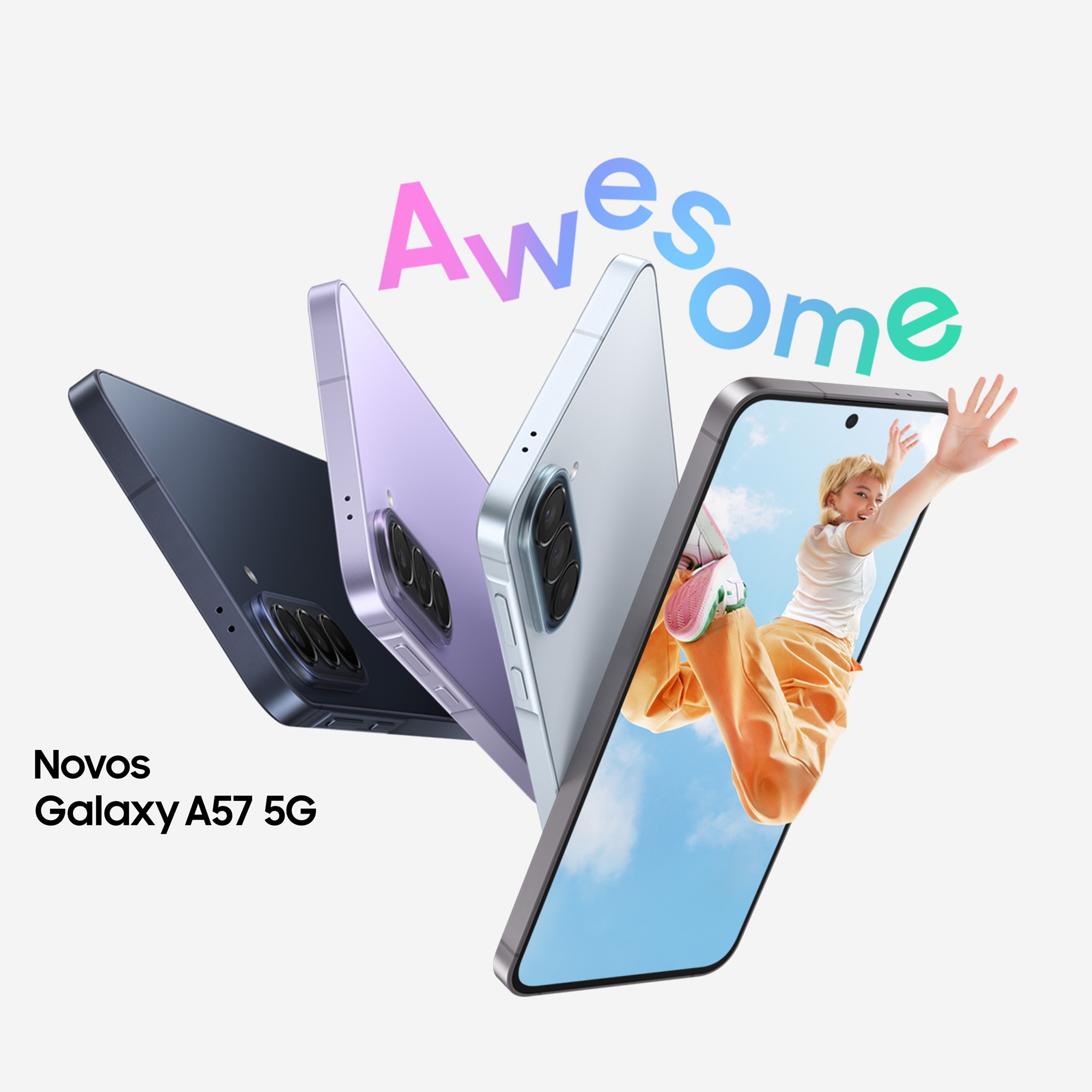 Smartphone Samsung Galaxy A57 8GB + 256GB Azul-escuro-2