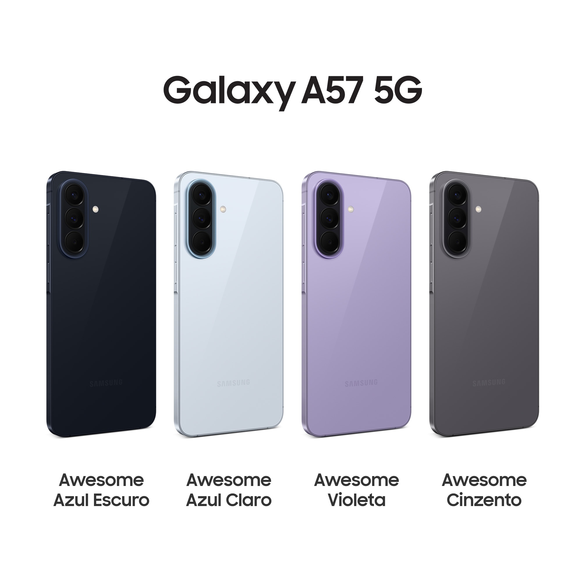 Smartphone Samsung Galaxy A57 8GB + 256GB Azul-escuro-3