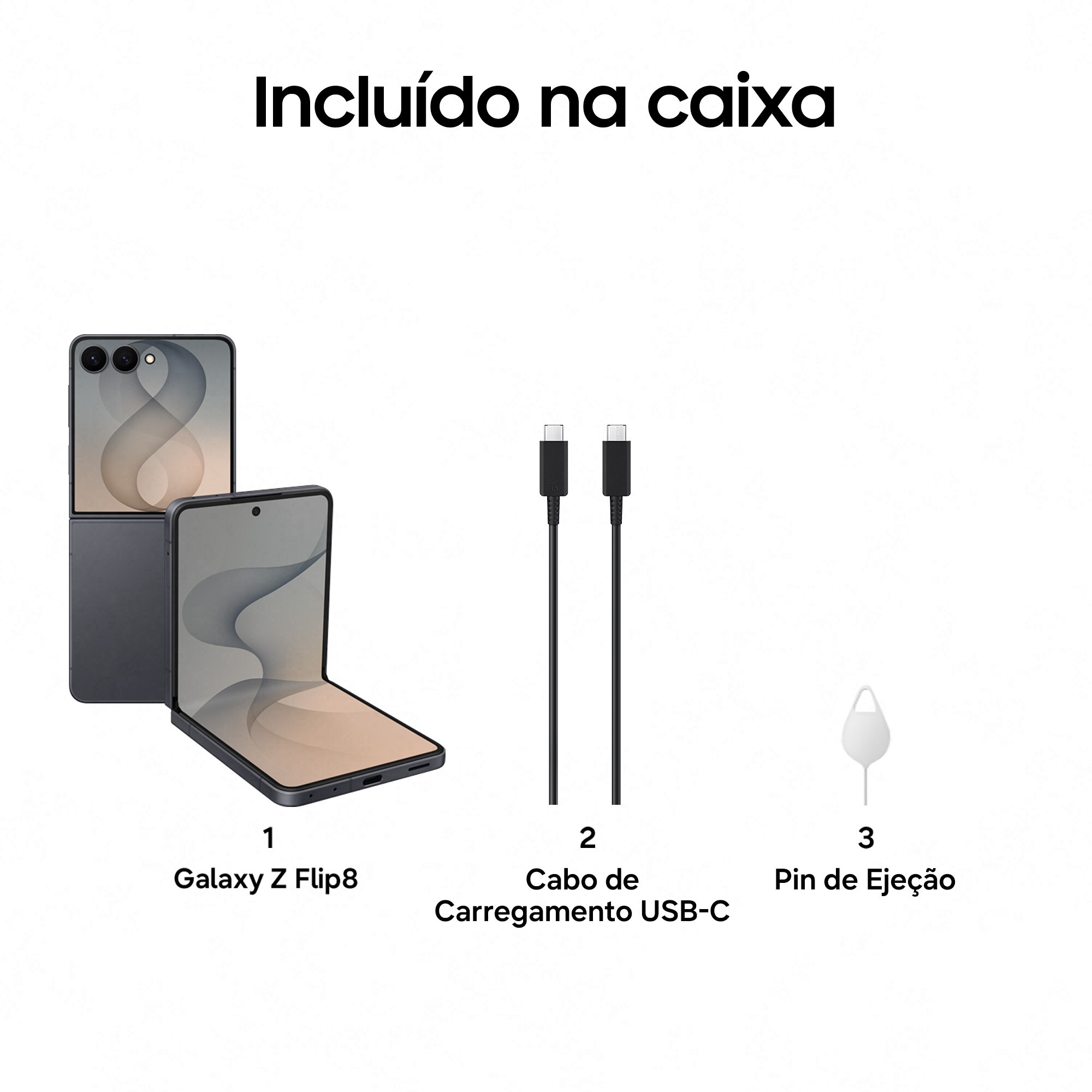Smartphone Samsung Galaxy Flip8 Grafite-5