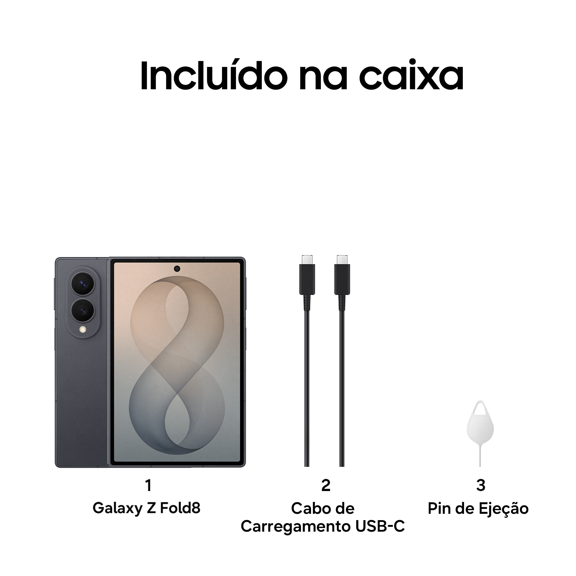 Smartphone Samsung Galaxy Z Fold8 Grafite-6