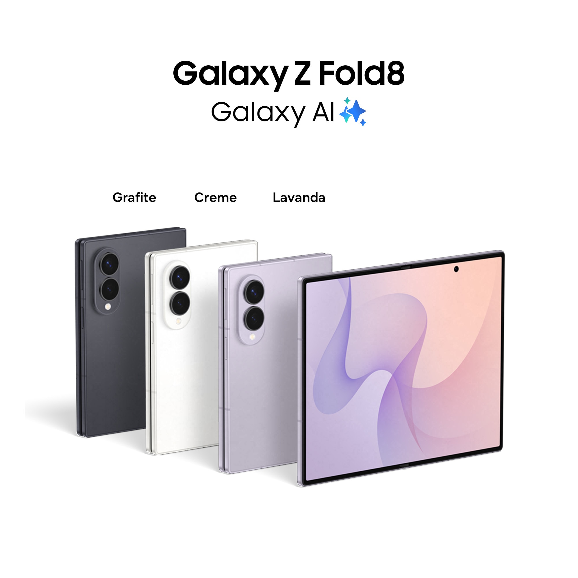 Smartphone Samsung Galaxy Z Fold8 Branco-2