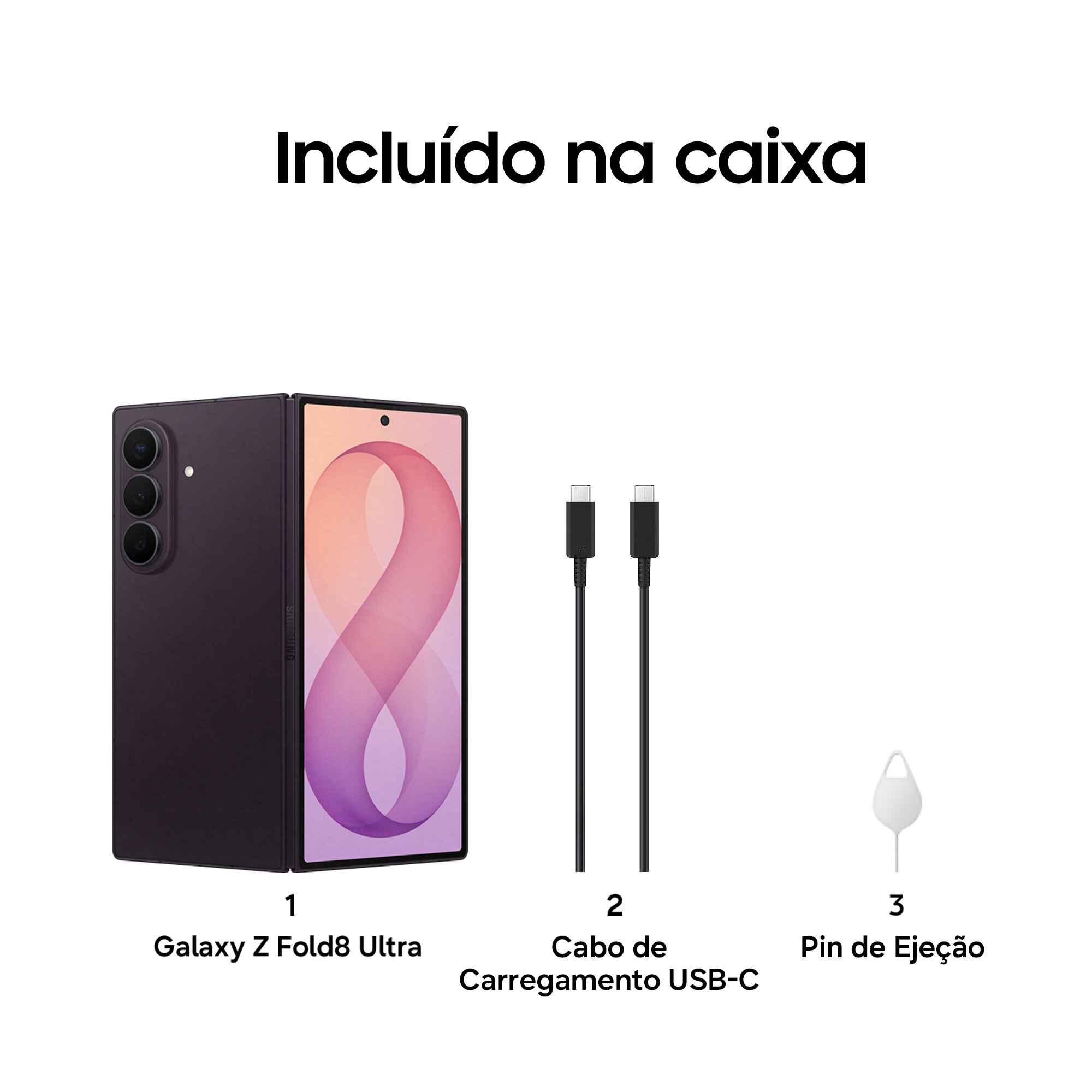 Smartphone Samsung Galaxy Z Fold8 Ultra 12GB+512GB Violeta Noturno-6