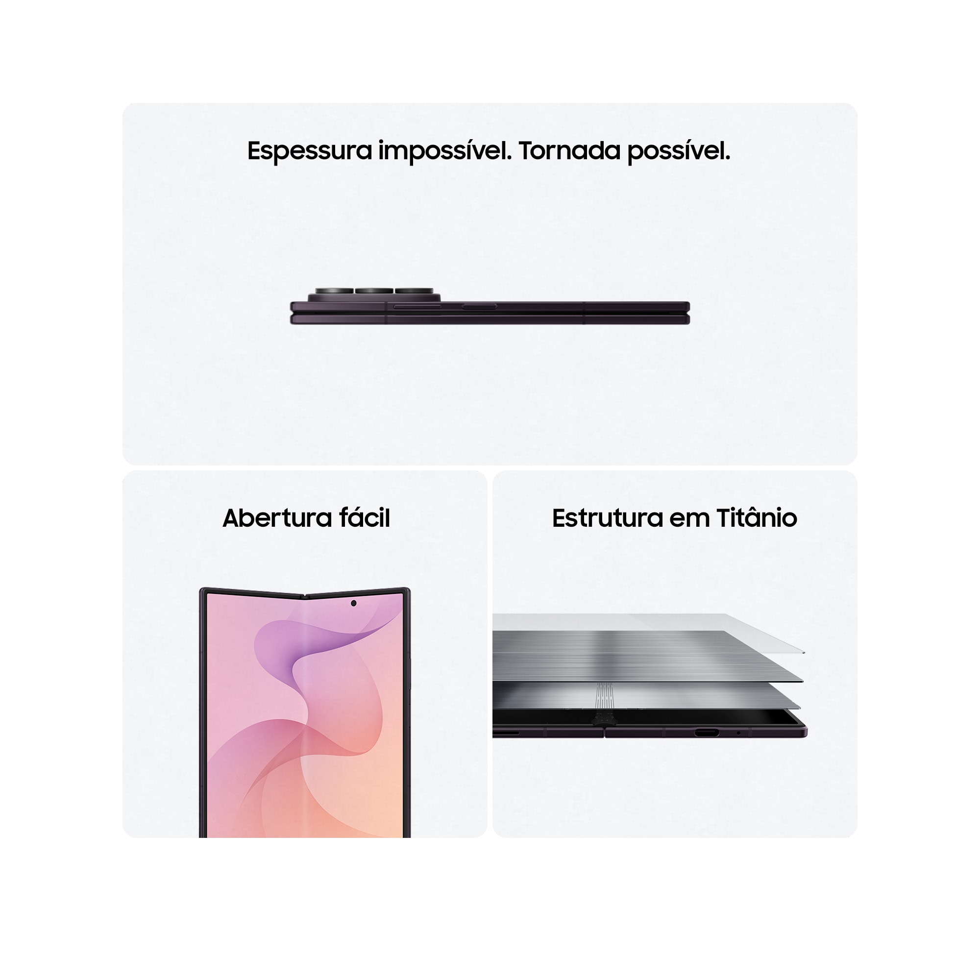 Smartphone Samsung Galaxy Z Fold8 Ultra 12GB+256GB Violeta Noturno-4