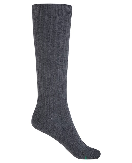 Imagem 0 de Meias Altas de Algodão com Canelado