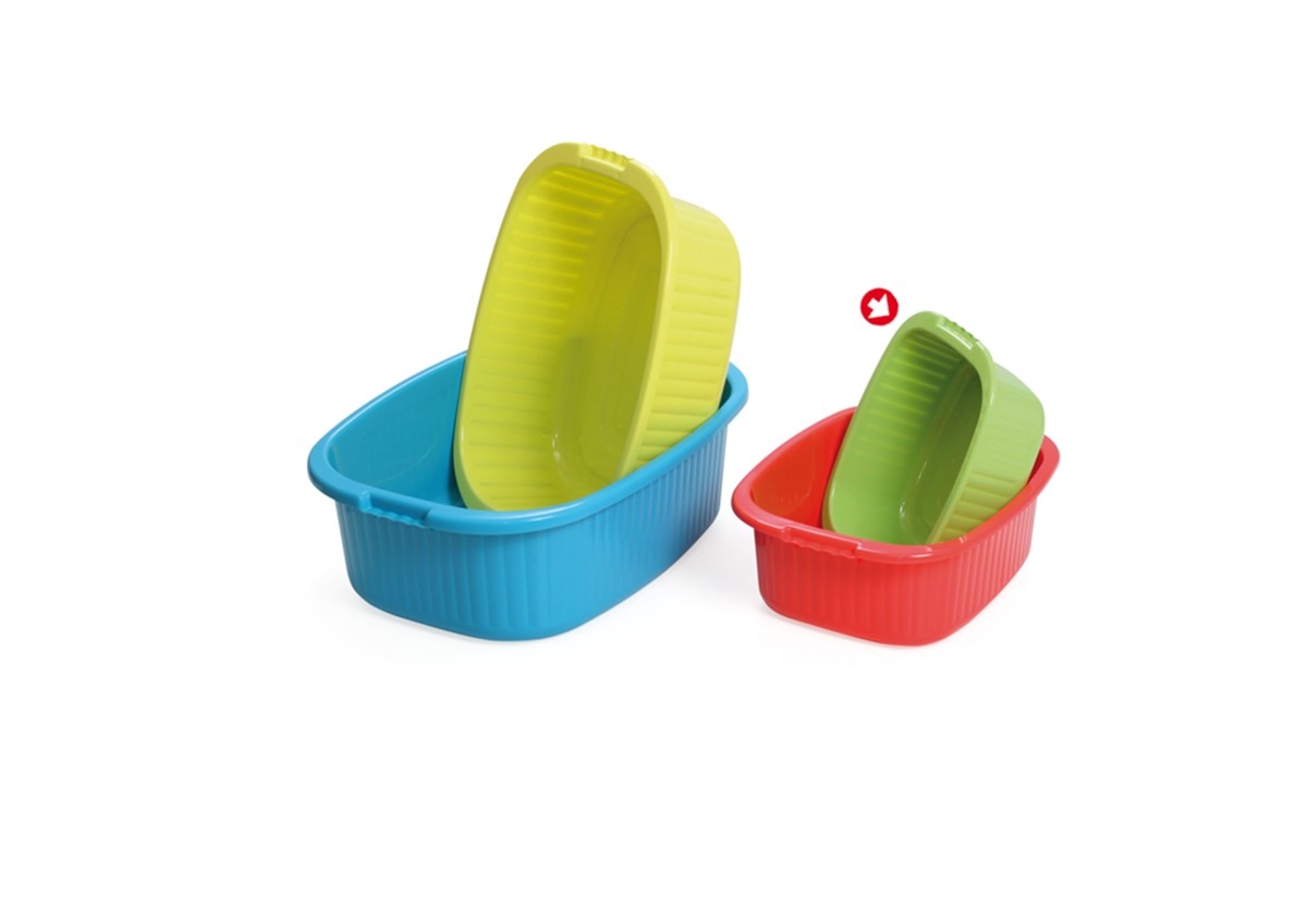 Balde Retangular - 5 L Amarelo-2