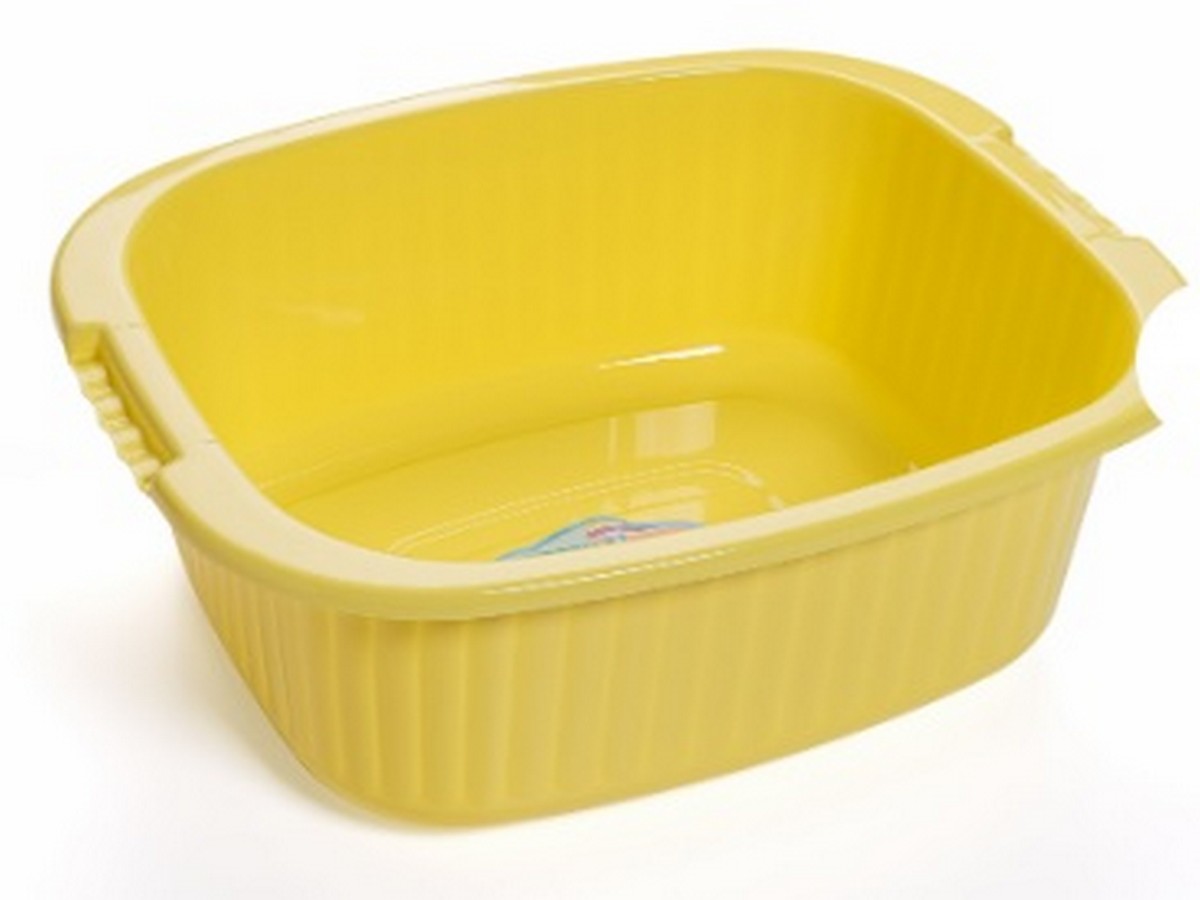 Bacia Retangular CAP. 10 Amarelo-1