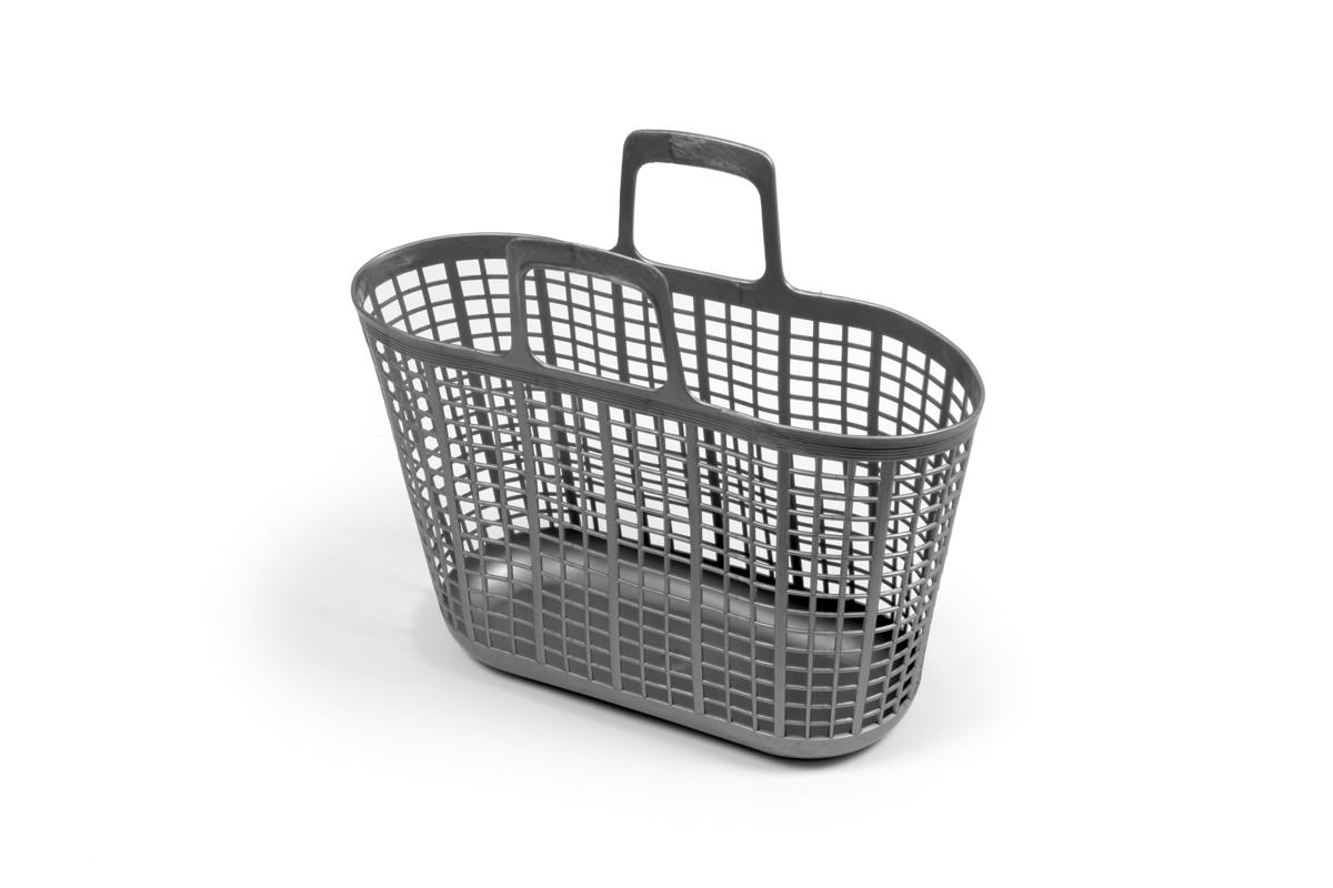 Imagem 0 de Cesto de Compras Pequeno 15L - Cinza