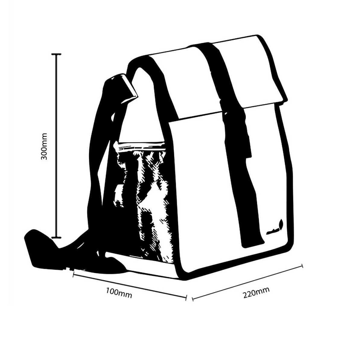 Lancheira SmartSquare Preto-5