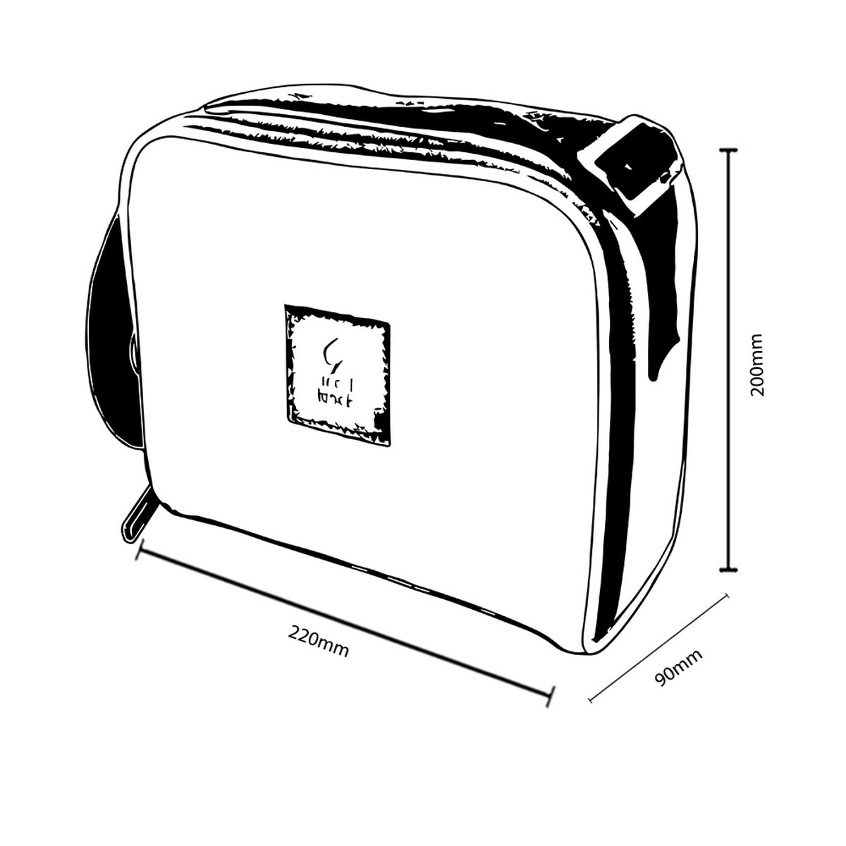 Lancheira On-the-Go Preto-6
