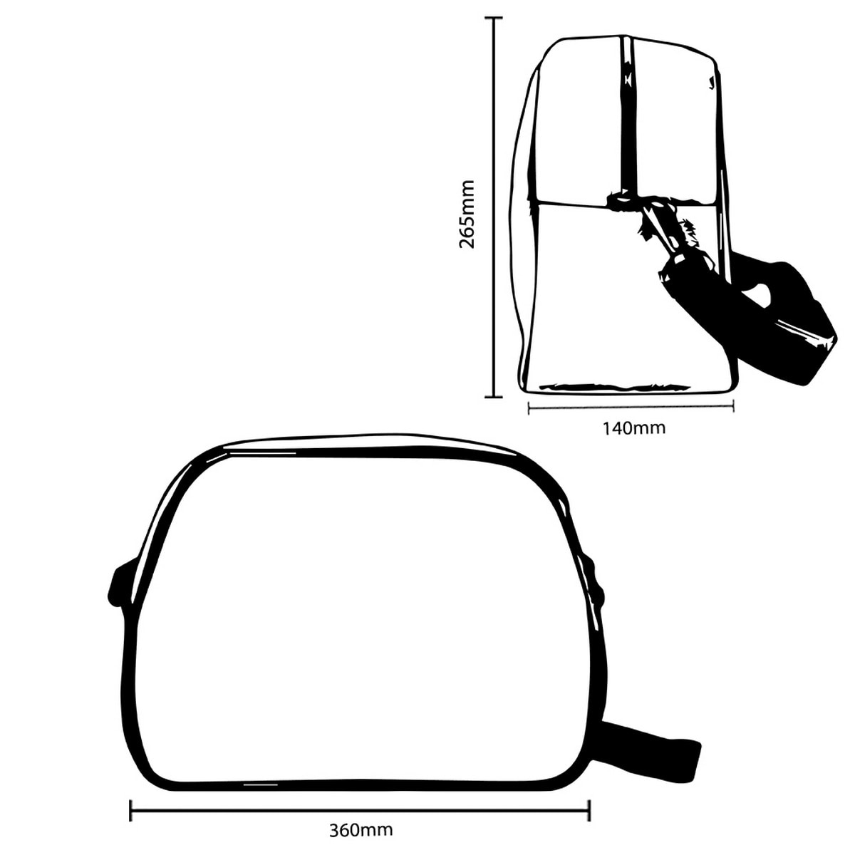Lancheira SmartTravel Preto / Branco-5