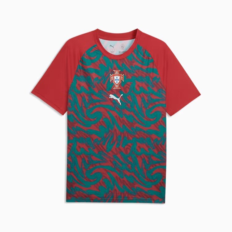 T-shirt Pré-Jogo Portugal Puma Vermelho-4