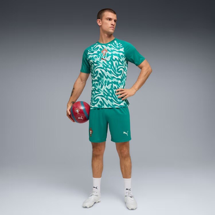 T-shirt Pré-Jogo Portugal Puma Verde-3