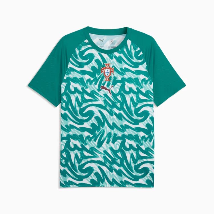 T-shirt Pré-Jogo Portugal Puma Verde-4