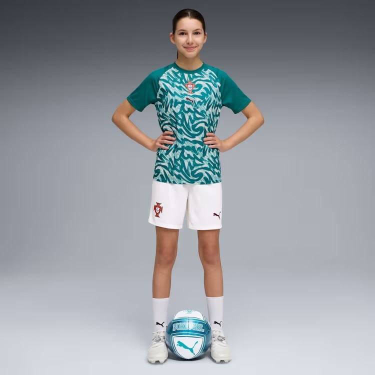 Imagem 0 de T-shirt Réplica de Futebol de Infantil FPF Warm Up Jr