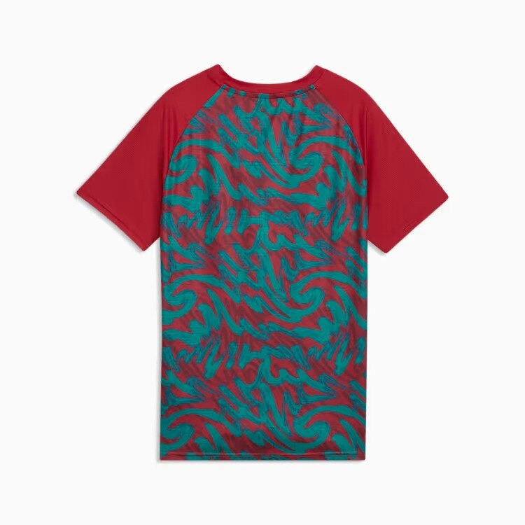 T-shirt Réplica de Futebol de Infantil FPF Warm Up Jr Vermelho-6