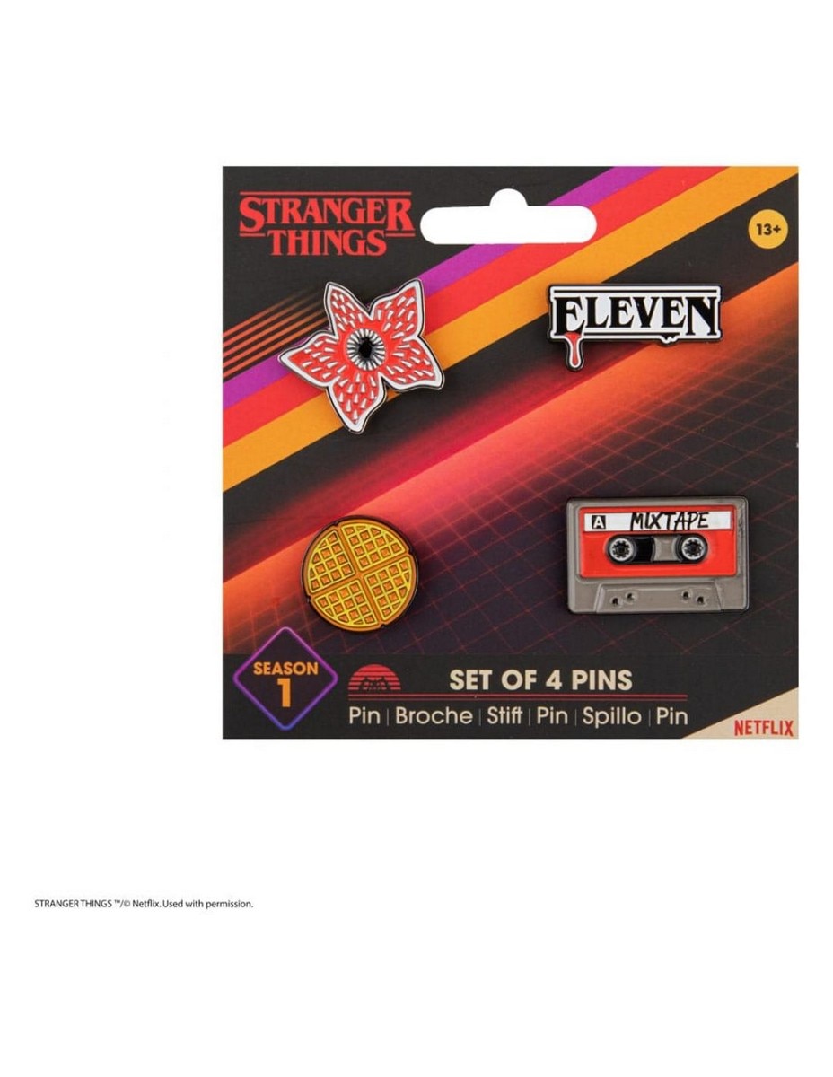 Pins set-4 Stranger Things T1 Cineréplicas 2