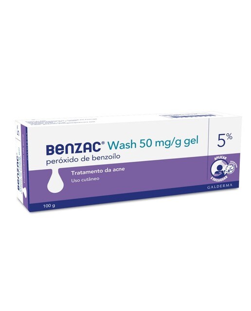 Imagem 0 de BENZAC® Wash 50 mg/g gel - 100 g