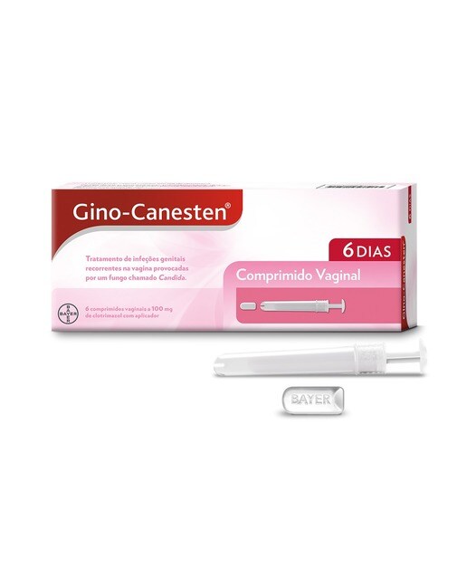 Imagem 0 de Gino-Canesten 100 mg - 6 Comprimidos Vaginais