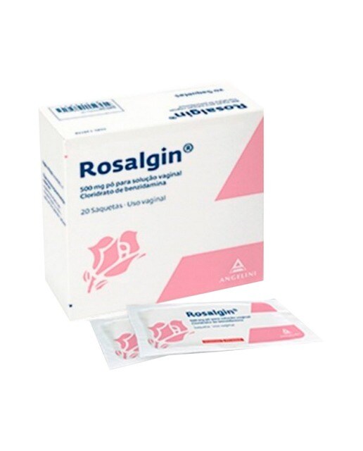 Imagem 0 de Rosalgin 500 mg Pó para Solução Vaginal - 20 Saquetas