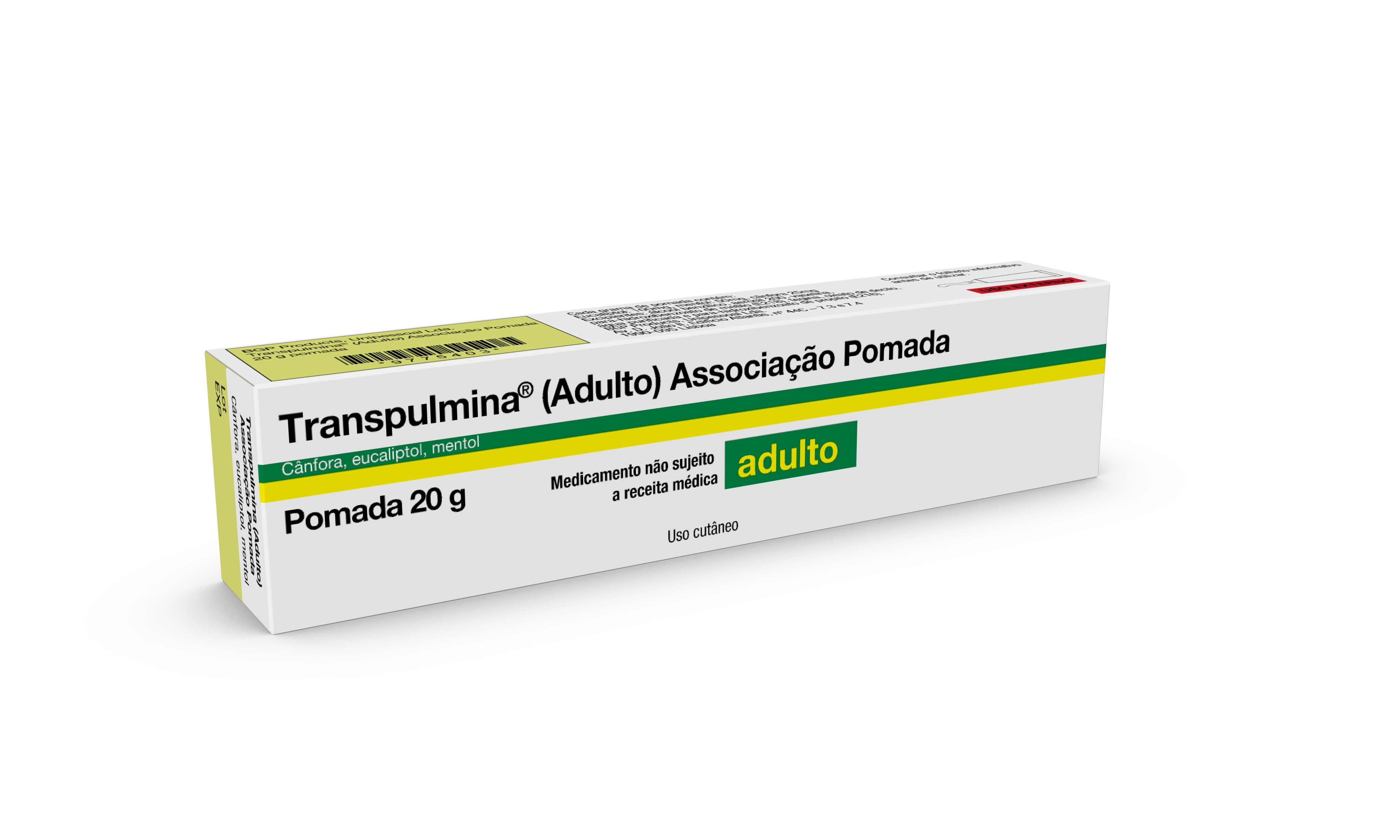 Imagem 0 de Transpulmina (Adulto) Associação Pomada - 20 g