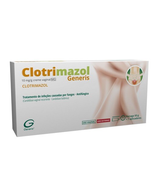 Imagem 0 de Clotrimazol Generis 10 mg/g Creme Vaginal - 50 g