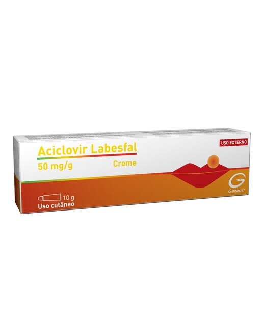 Imagem 0 de Aciclovir Labesfal 50 mg/g Creme - 10 g