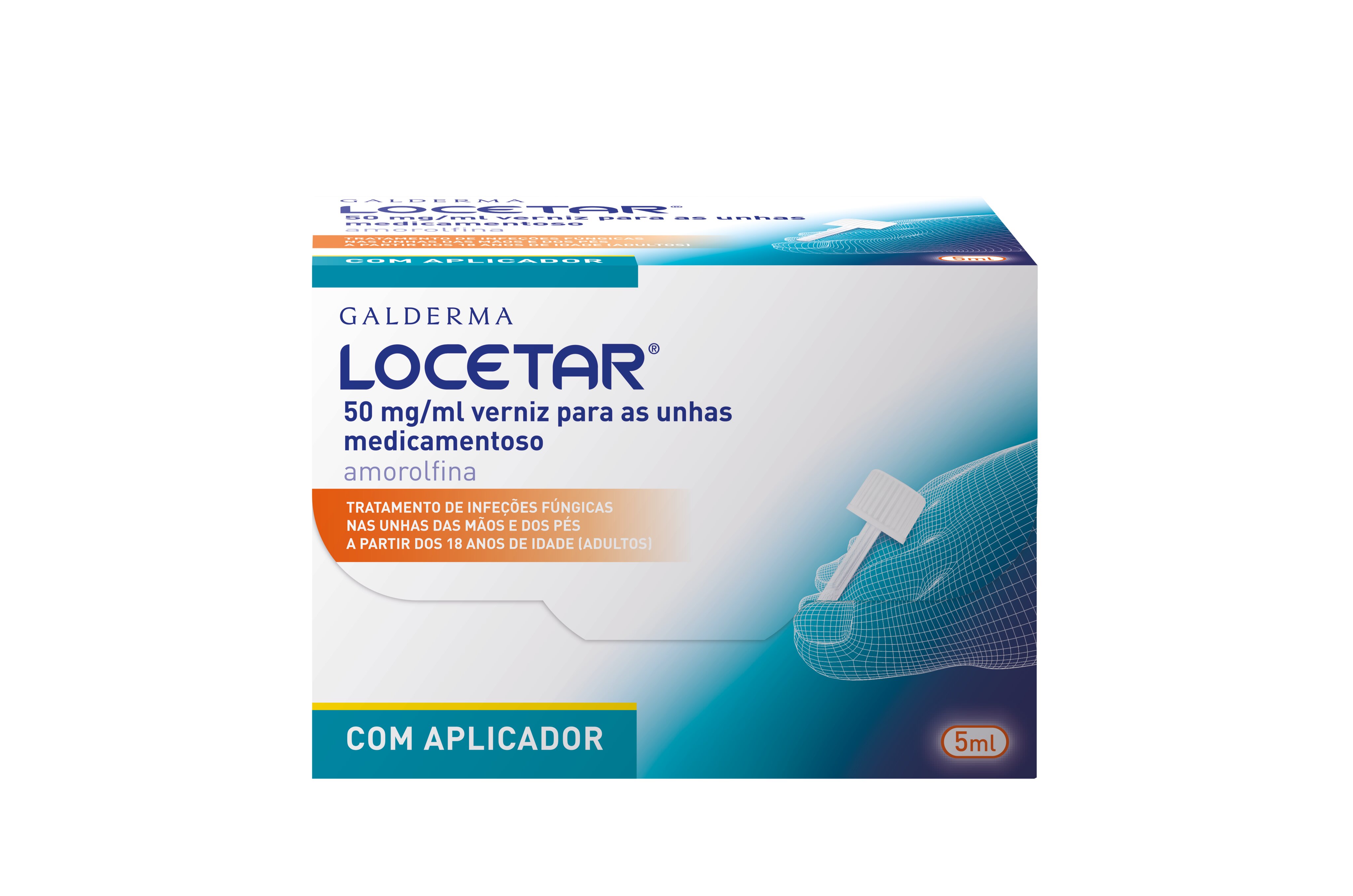 Imagem 0 de Locetar Verniz para as Unhas Medicamentoso 50 mg/ml - 5 ml