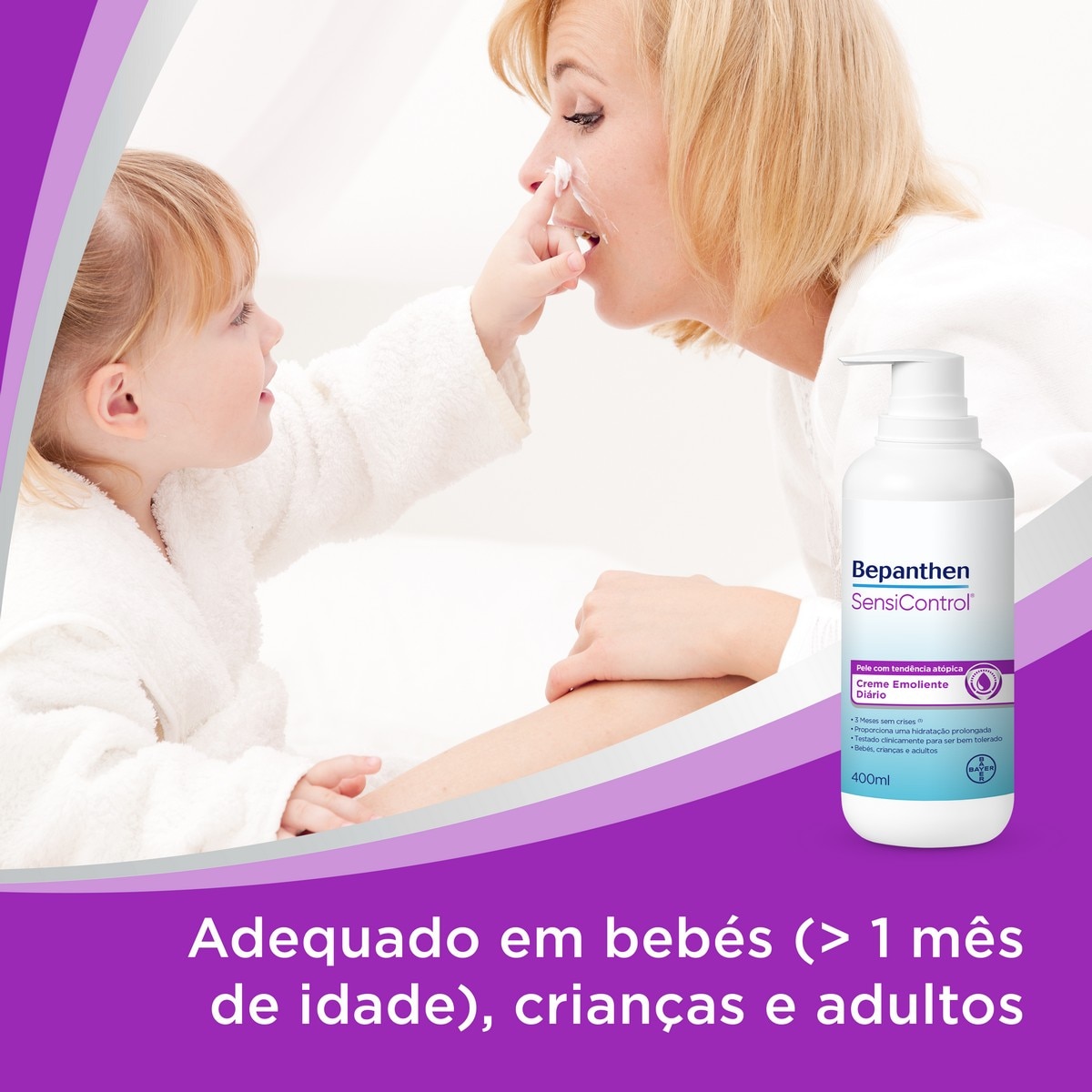 Creme Emoliente Diário Bepanthen SensiControl® - 400 ml 9