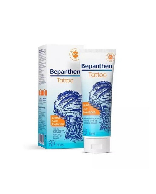 Bepanthen Tattoo Creme Protetor Solar FPS50+ - 50 ml 1