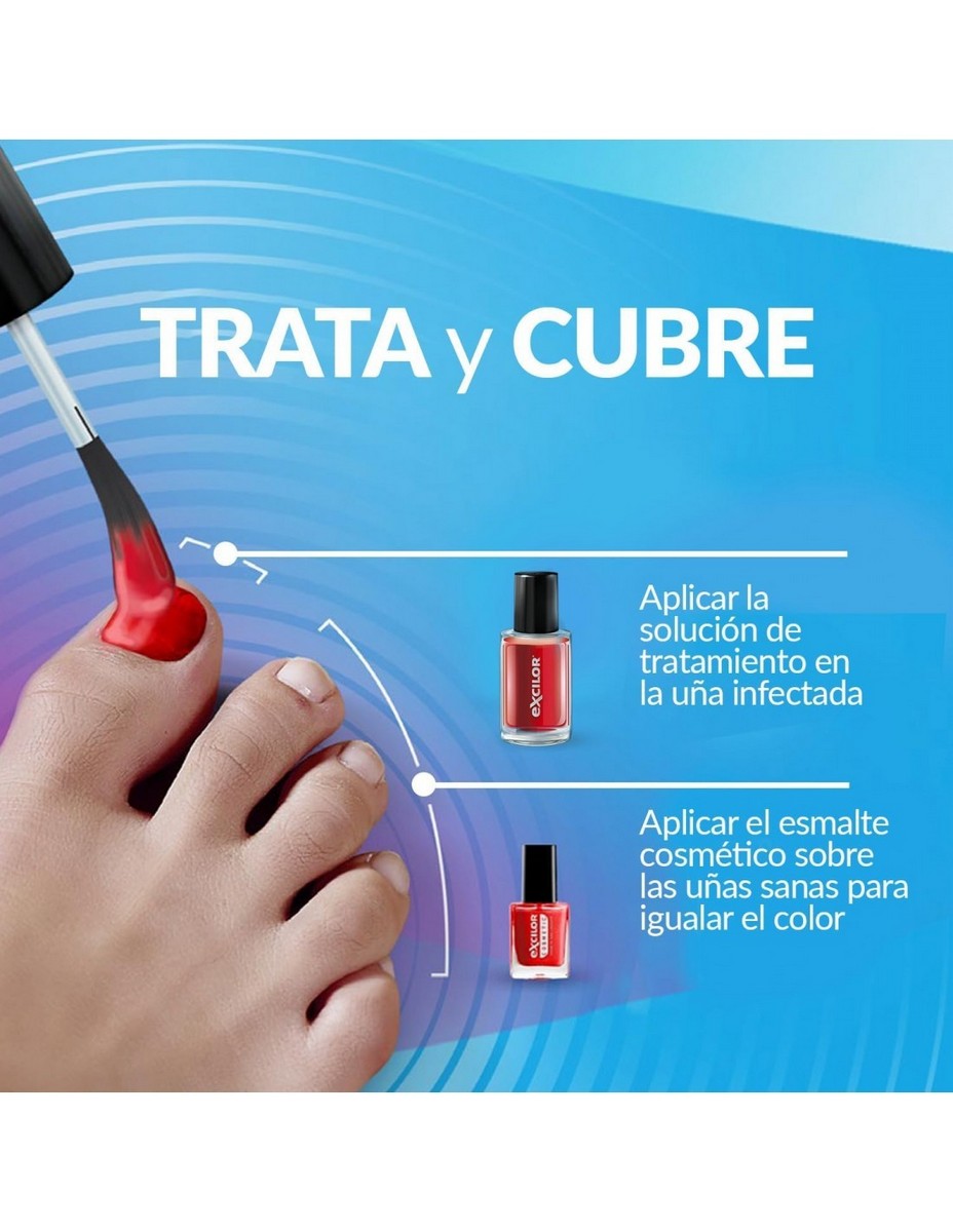 Verniz Excilor Forte em Vermelho - 30 ml 4