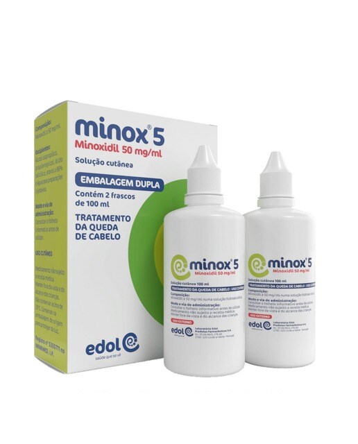 Imagem 0 de Minox 5 Solução Cutânea Embalagem Dupla - 2x100 ml