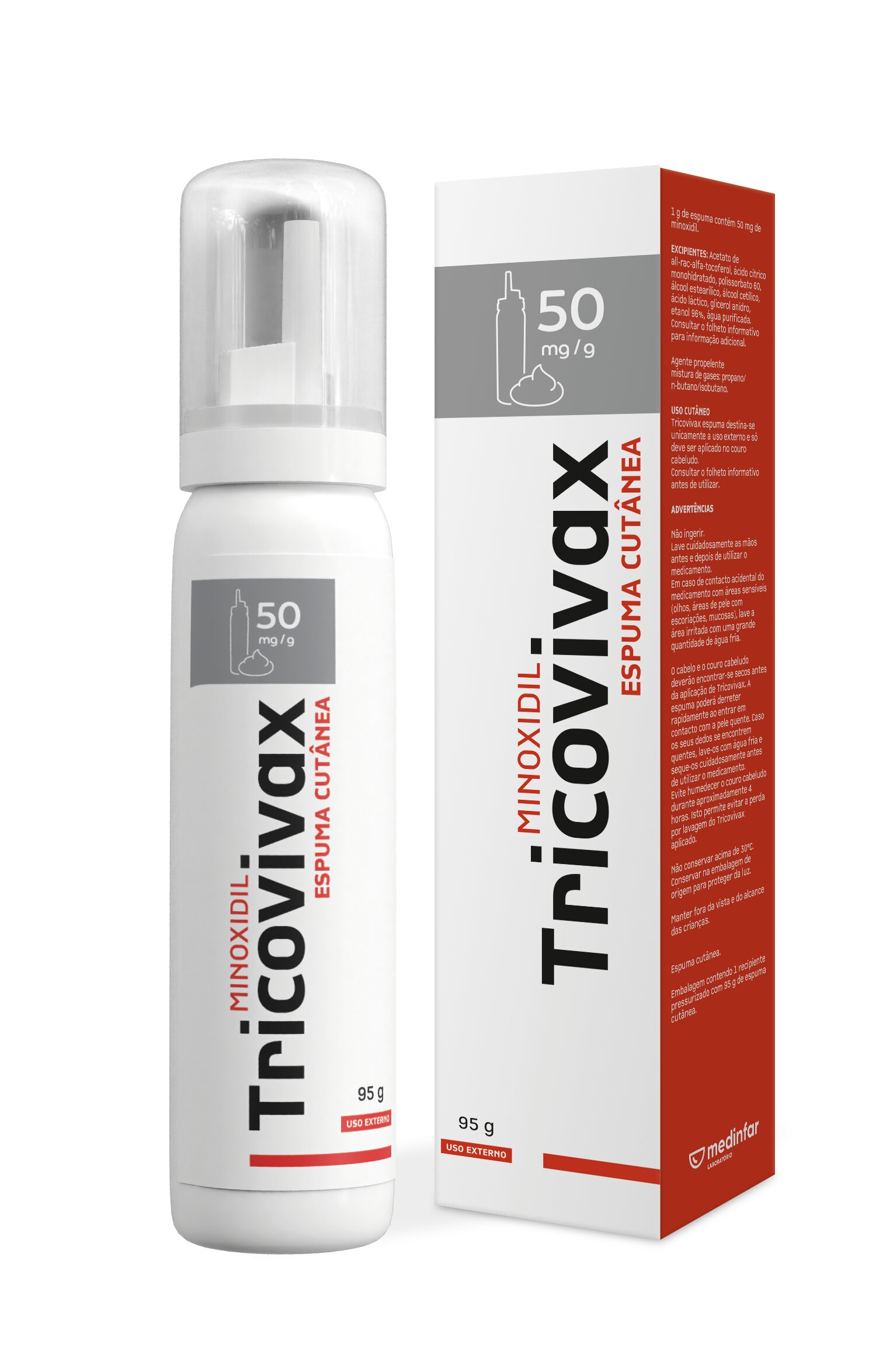 Imagem 0 de Tricovivax Espuma Cutânea 5%