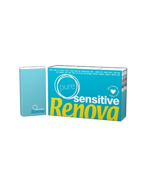 Lencos de Papel Sensitive 6un Renova 1