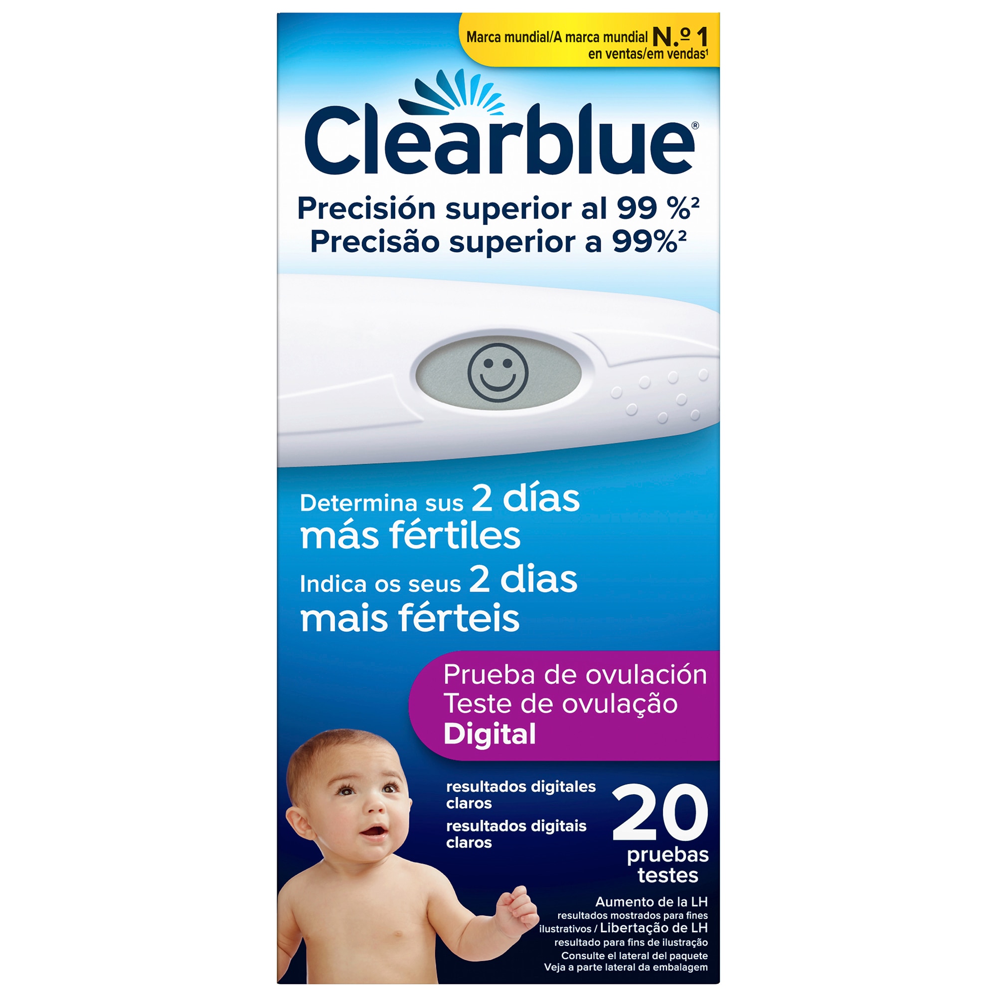 Imagem 0 de Clearblue Testes de Ovulação x 20 Testes