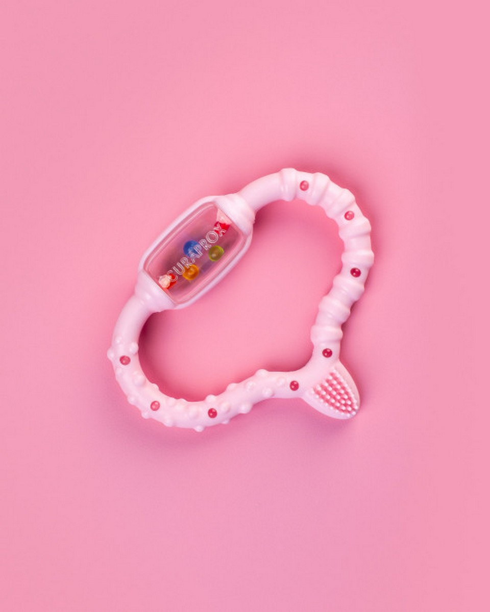 Anel Mordedor Rosa (0-24 M) - 1 un Rosa-4