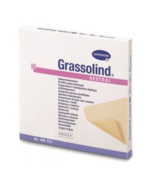 Compressas de Gaze Grassolind Neutral 10 Uni. Hartmann 1