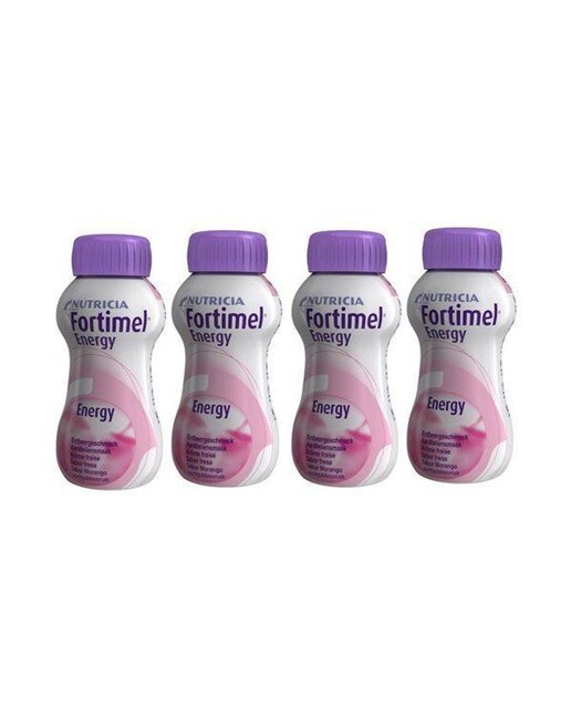 Suplemento Alimentar Nutricional Fortimel Energy Morango - 4x200 ml 1